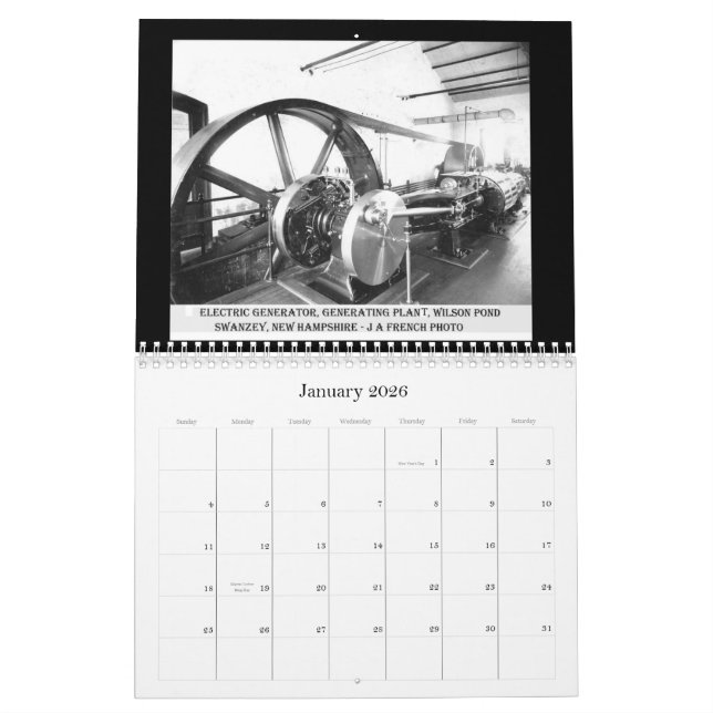 CALENDARIO WILSON POND 2011 (Jan 2026)