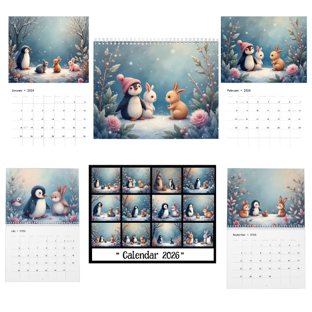 Calendario Winter Animals Calendar (Subido por el creador)