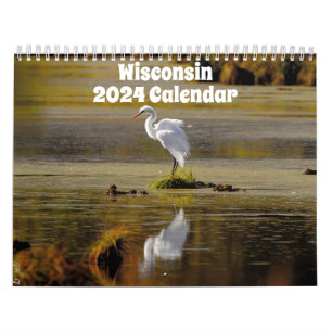 Calendario Wisconsin Wildlife Calendar 2024