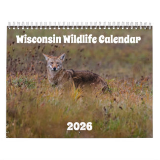 Calendario Wisconsin Wildlife Calendar 2026