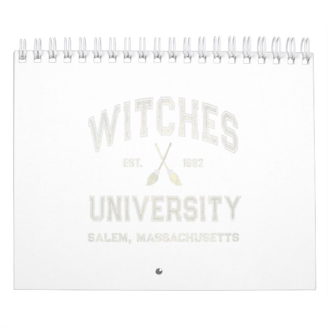 Calendario Witch Witches University Salem Massachusetts Wicca (Tapa)