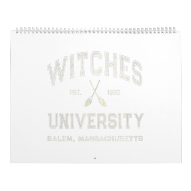 Calendario Witch Witches University Salem Massachusetts Wicca (Tapa)