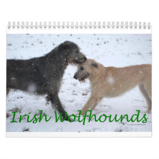 Calendario Wolfhound irlandés 2012