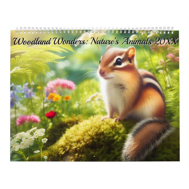 Calendario Woodland Animals  (Tapa)