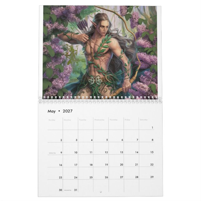 Calendario Woodland Elf (May 2027)