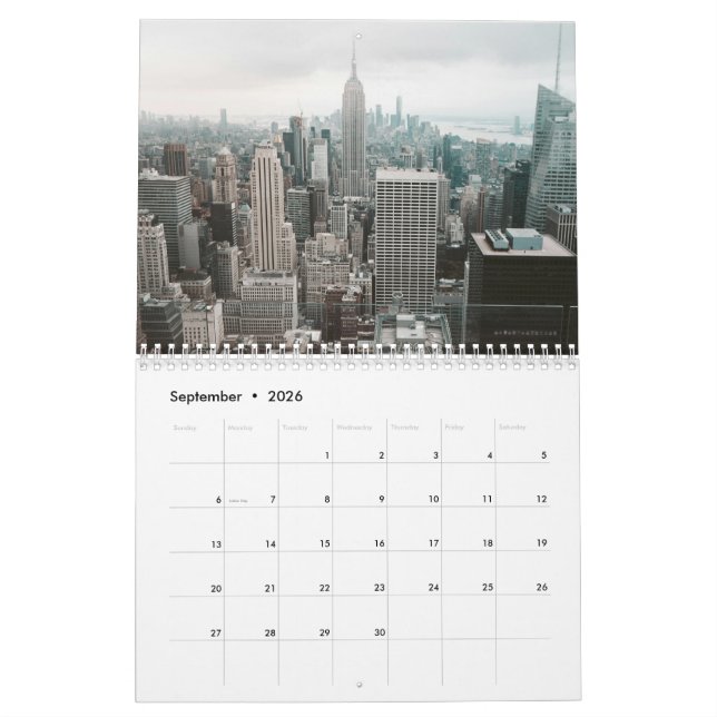 Calendario World Wanderlust: Un año de exploración (Sep 2026)