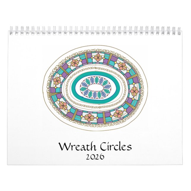 Calendario Wreath Circles calendar (Tapa)