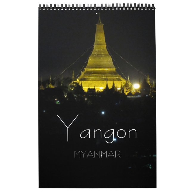 Calendario Yangon Birmania 2026 (Tapa)