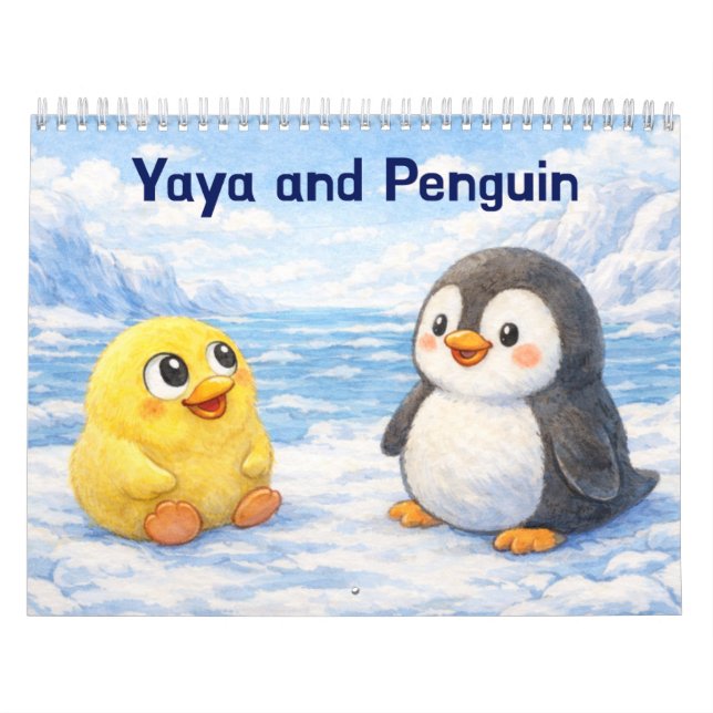 Calendario Yaya y Pingüino (Tapa)