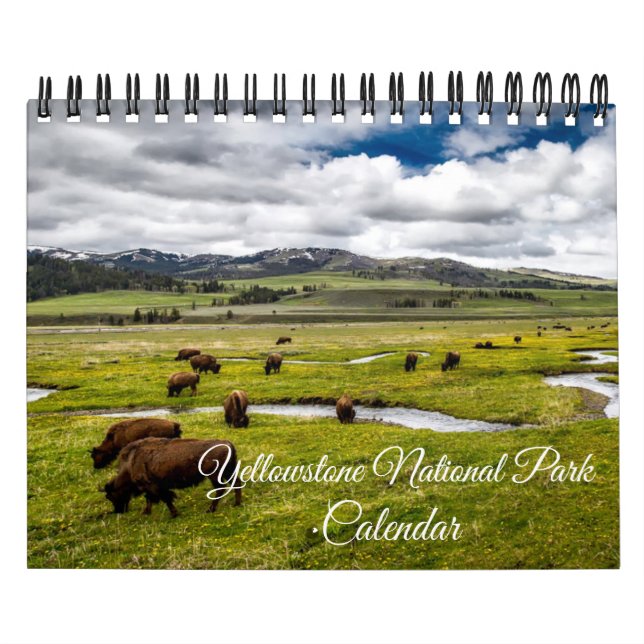 Calendario Yellowstone Calendar (Tapa)