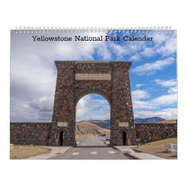 Calendario Yellowstone National Park 12 Month Calendar