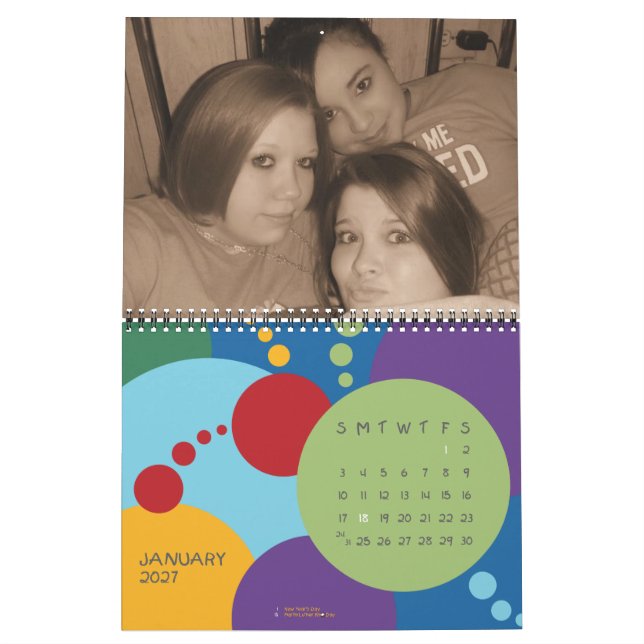 CALENDARIO YO Y MIS AMIGOS (Jan 2027)