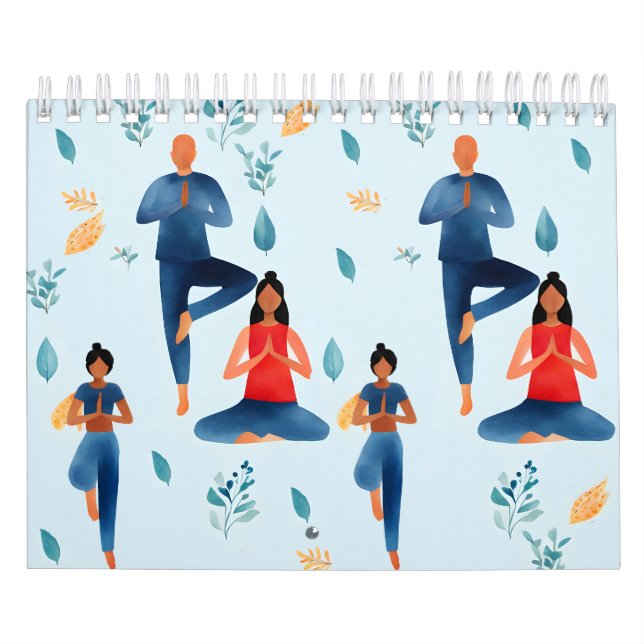 Calendario Yoga, Mandala, Meditación  (Tapa)