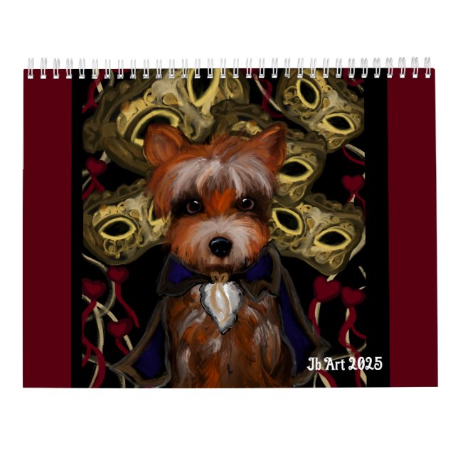 Calendario Yorkie (Reverso)