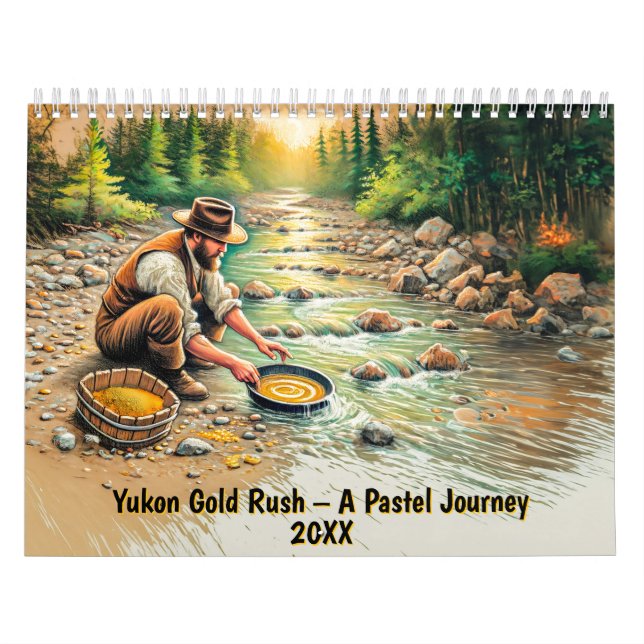 Calendario Yukon Gold Rush – A Pastel Journey (Tapa)