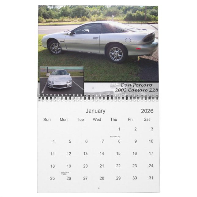 Calendario Z28.com #2 (Jan 2026)