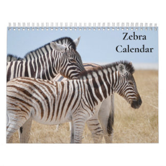 Calendario Zebra 2025
