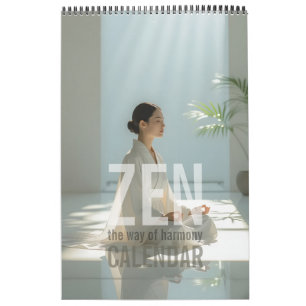 Calendario Zen Minimalista de Pared