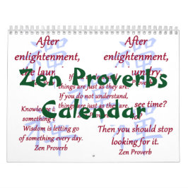 Calendario Zen Proverbs