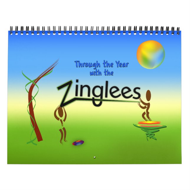 Calendario Zinglees ~ Through the Year Calendar (Tapa)