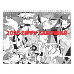 Calendario Zippy 2025 por Bill Griffith
