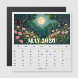 Calendario Zodiacal de Fases Lunares de 13 Meses d