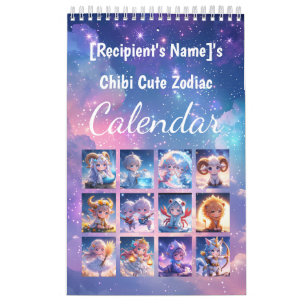 Calendario Zodiaco Chibi Lindo – Astrología Kawaii
