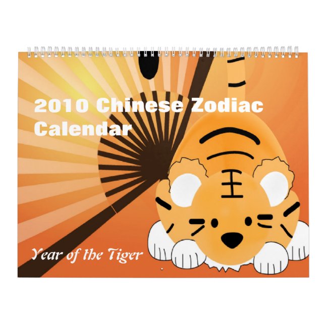 Calendario Zodiaco Chino 2010 - Año del Tigre (Tapa)