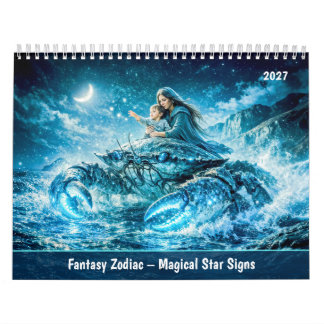 Calendario Zodiaco de Fantasía – Signos Estelares Mágicos