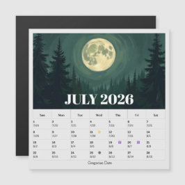 Calendario Zodíaco de Fases Lunares de 13 Meses de