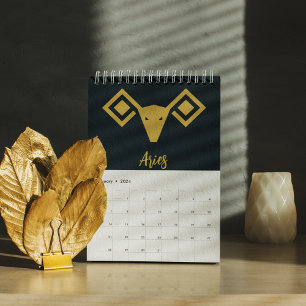 Calendario zodiaco védico en arte geométrico