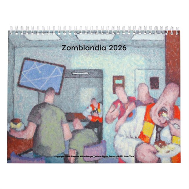 Calendario Zomblandia 2026 Calendar (Tapa)