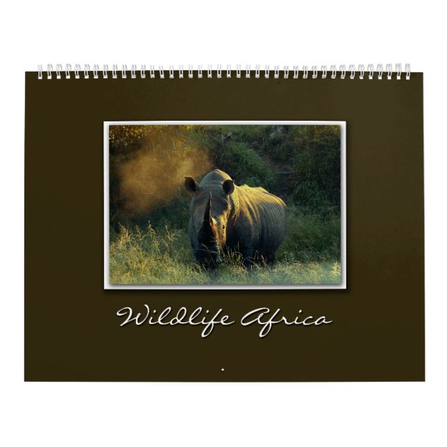 calendarios 2010 del safari de África de la fauna (Tapa)