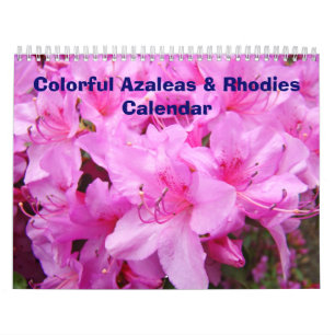 Calendarios Coloridos Azaleas y Rhodies Calendario