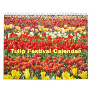 Calendarios de Festival de Tulipanes Regalos de of