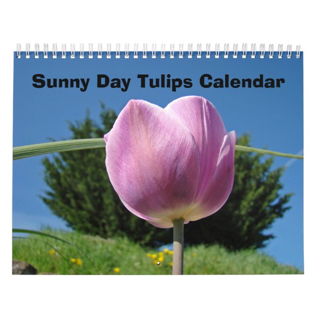 Calendarios de Flores de la Naturaleza Día Soleado (Tapa)