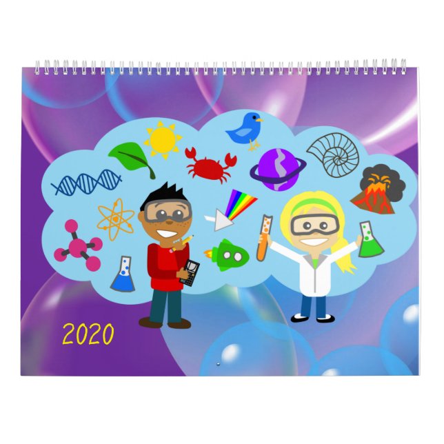 Calendarios de jardines de infancia de 2020 (Reverso)