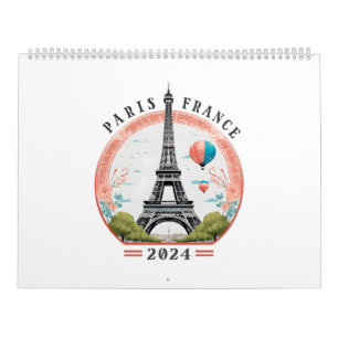 Calendarios de París Francia 2024, París Francia 2
