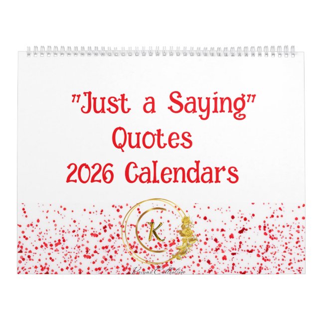 Calendarios de Solo un dicho 2026 (Tapa)