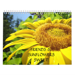 CALENDARIOS FLORES DE GIRASOL Calendario de Regalo