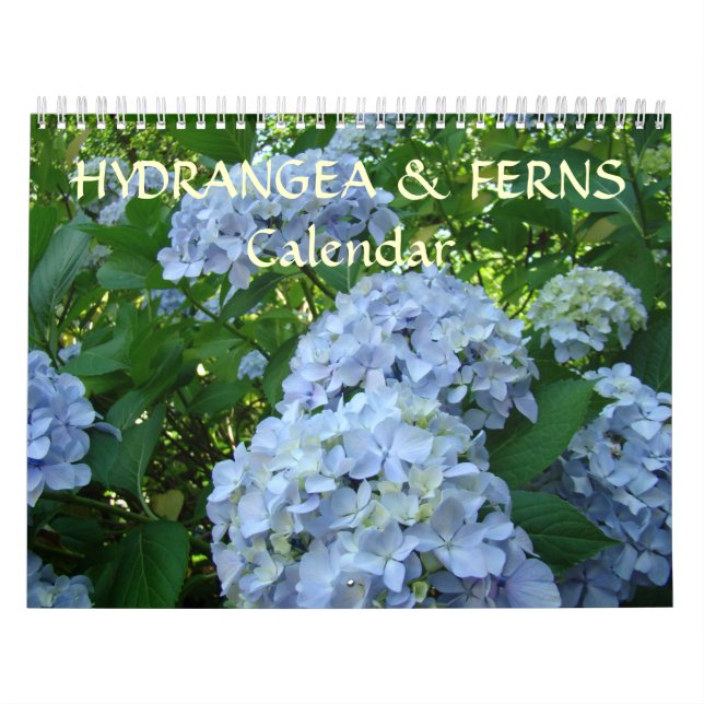 CALENDARIOS HYDRANGEAS & HELECHOS Regalos de Calen (Tapa)