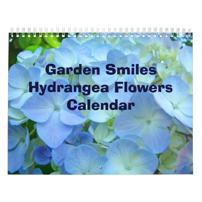 Calendarios Jardín Sonrisas Hidrangea Flores Regal (Tapa)