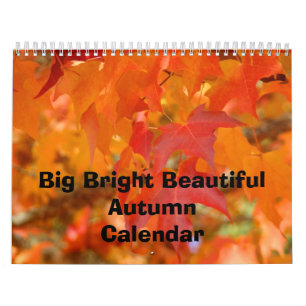 Calendarios Naturaleza Grande Brillante Hermoso Ci
