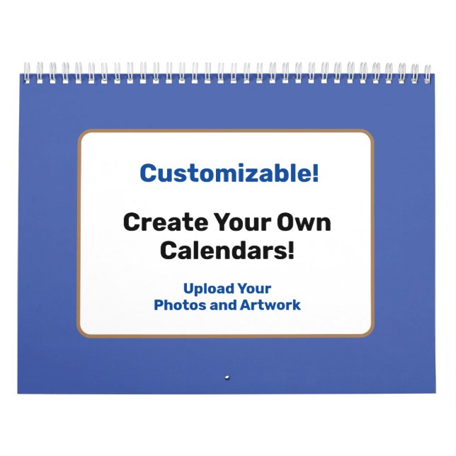 Calendarios personalizables por ti (Tapa)