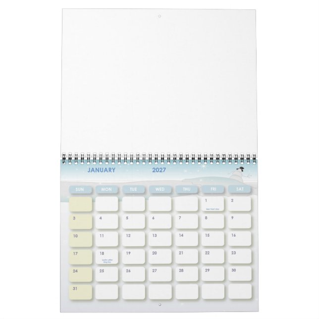 Calendarios personalizados (Jan 2027)