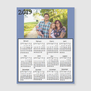 Calendarios personalizados 2019 del imán de la