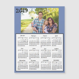 Calendarios personalizados de imán fotográfico fam