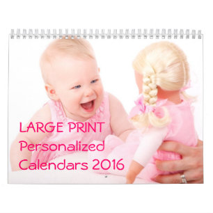 Calendarios personalizados de impresión grande 201