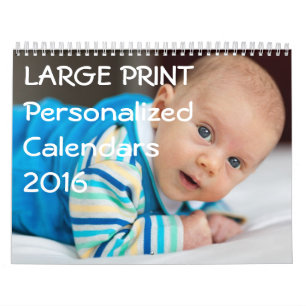 Calendarios personalizados de impresión grande 201