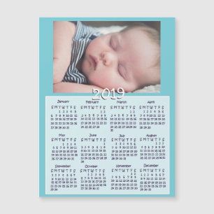 Calendarios personalizados para imanes de fotos pa